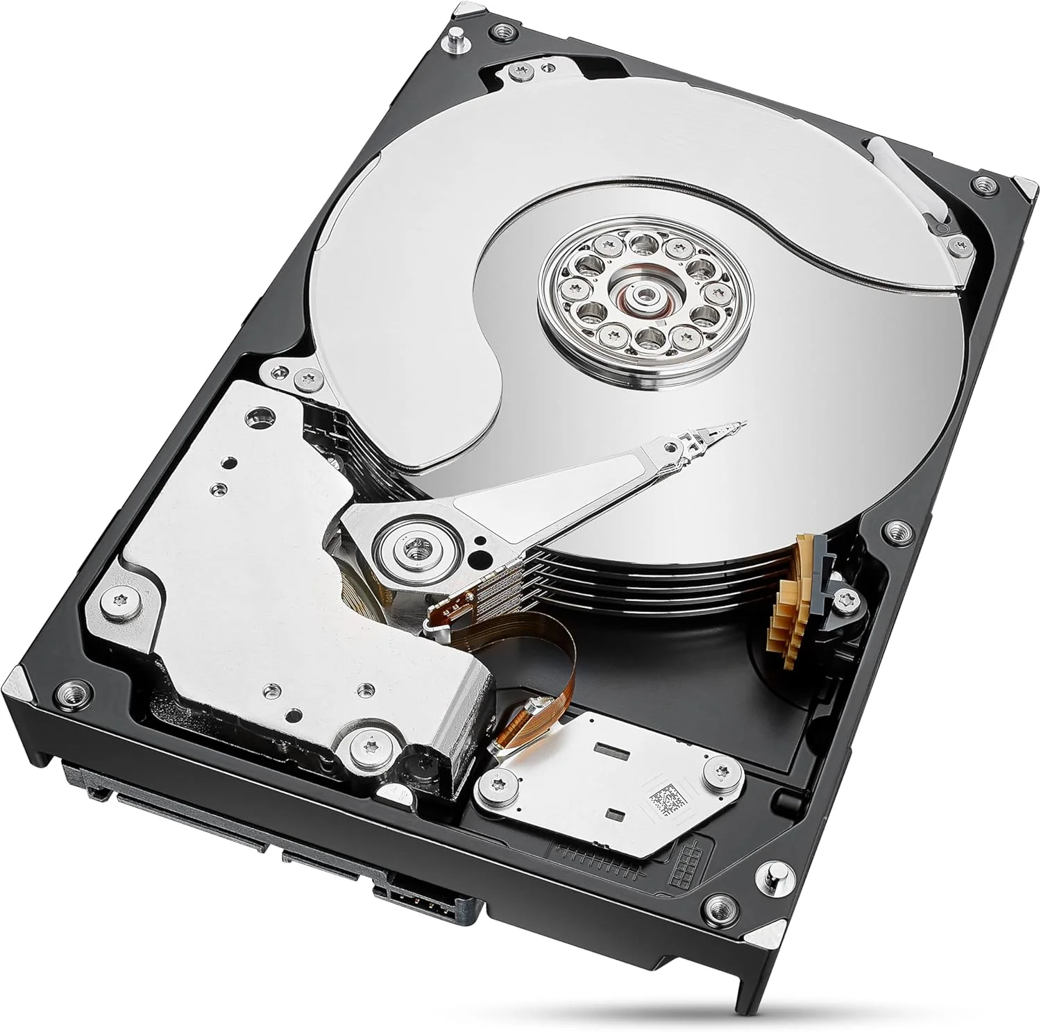 هارد دیسک داخلی سیگیت IronWolf با ظرفیت 8 ترابایت، مناسب NAS، هارد HDD، سایز 3.5 اینچ، سرعت 7200 دور در دقیقه، CMR، حافظه کش 256 مگابایت، SATA 6 گیگابیت بر ثانیه، مدل: ST8000VN004