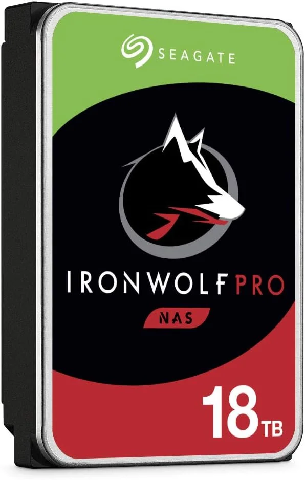هارد دیسک داخلی سیگیت IronWolf Pro NAS ST18000NE000 - ظرفیت 18 ترابایت - 3.5 اینچ، SATA3 7200RPM با 256 مگابایت حافظه کش (بازسازی شده)