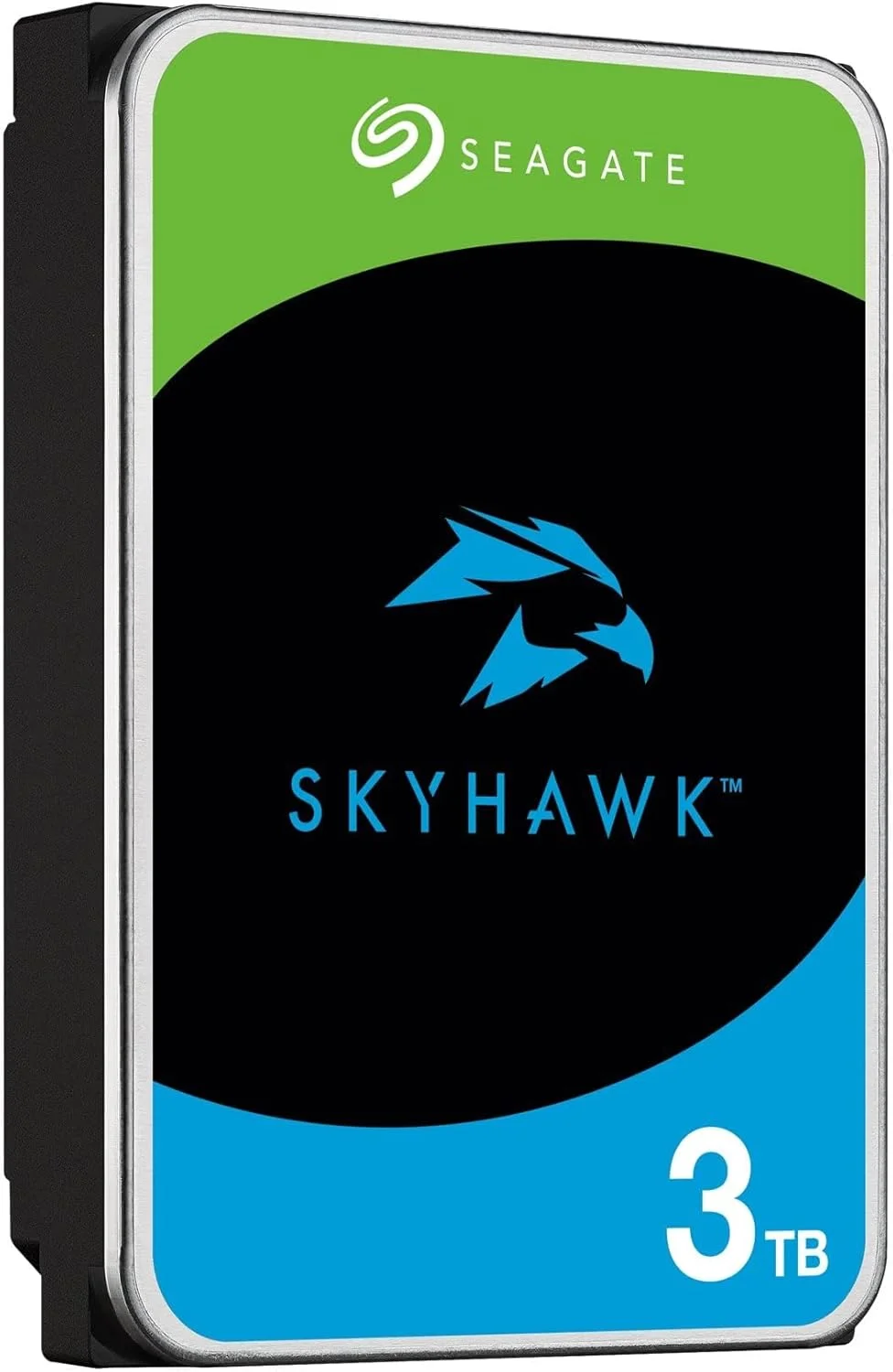 هارد دیسک داخلی 3 ترابایتی Seagate Skyhawk، مخصوص ضبط ویدیویی - 3.5 اینچ، SATA 6Gb/s، حافظه کش 256 مگابایت، برای سیستم دوربین مداربسته DVR NVR مدل FFP (ST3000VX015)