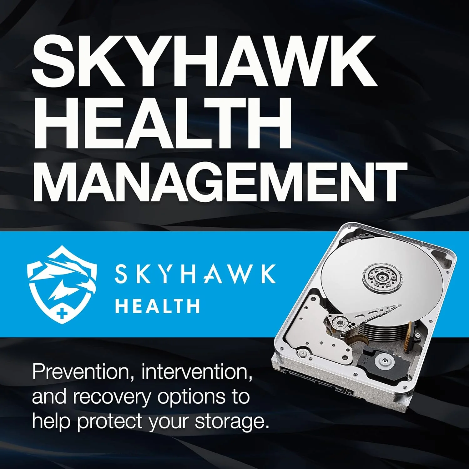 هارد دیسک نظارتی سیگیت SkyHawk AI 3.5 اینچی 8000 گیگابایت Serial ATA III
