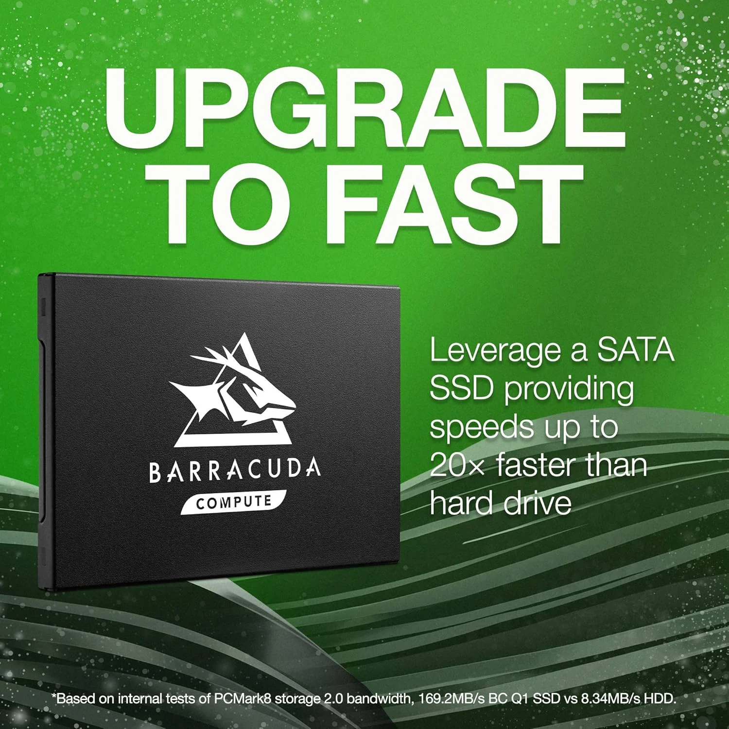 درایو حالت جامد داخلی Seagate BarraCuda Q1 SSD 480GB – 2.5 اینچی SATA 6Gb/s برای ارتقاء لپ تاپ کامپیوتر 3D QLC NAND (ZA480CV1A001)