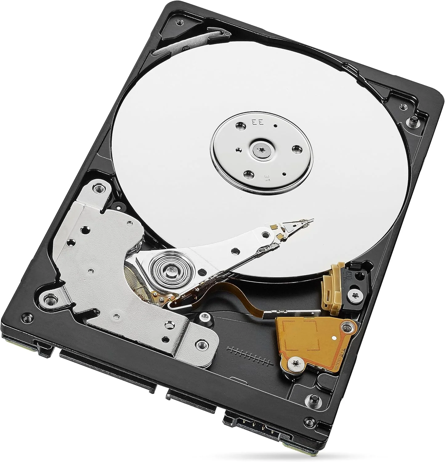 هارد دیسک داخلی سیگیت Guardian BarraCuda با ظرفیت 2 ترابایت، سایز 2.5 اینچ، رابط SATA 6Gb/s، سرعت 5400 دور در دقیقه، حافظه بافر 128 مگابایت، مدل ST2000LM015، رنگ مشکی