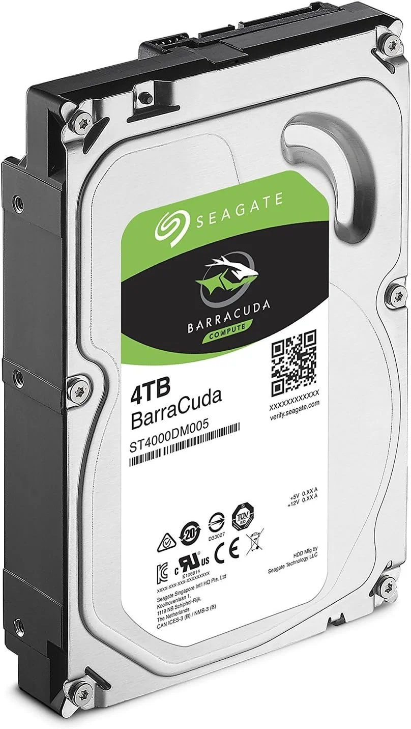 هارد دیسک داخلی 4 ترابایتی سیگیت BarraCuda، رابط SATA 6Gb/s، حافظه کش 64 مگابایت، سایز 3.5 اینچ، مناسب برای کامپیوترهای رومیزی - مدل ST4000DM004