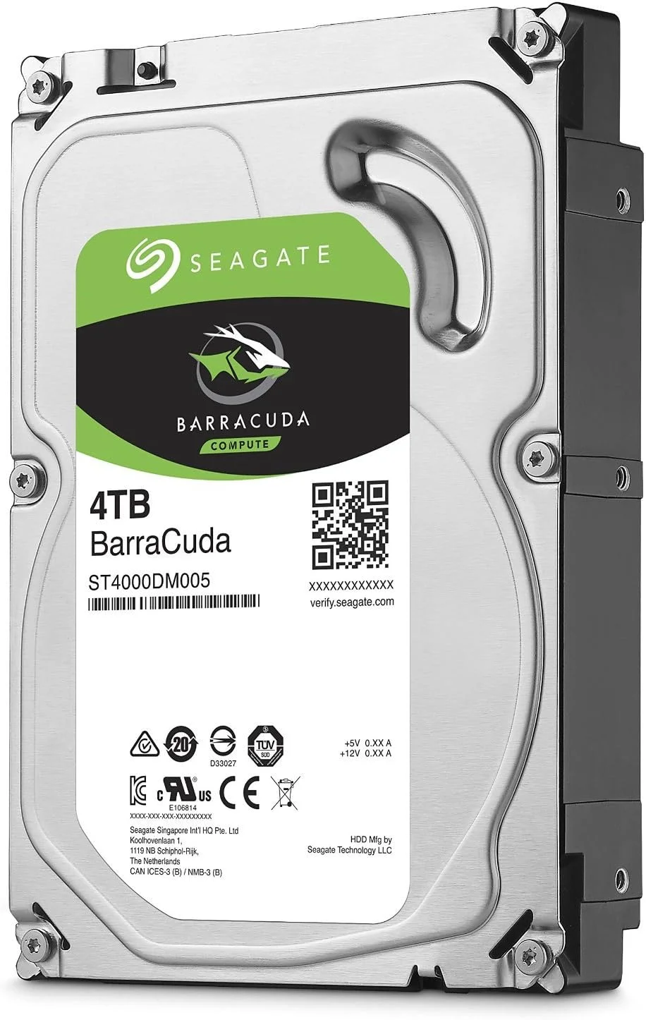 هارد دیسک داخلی 4 ترابایتی سیگیت BarraCuda، رابط SATA 6Gb/s، حافظه کش 64 مگابایت، سایز 3.5 اینچ، مناسب برای کامپیوترهای رومیزی - مدل ST4000DM004