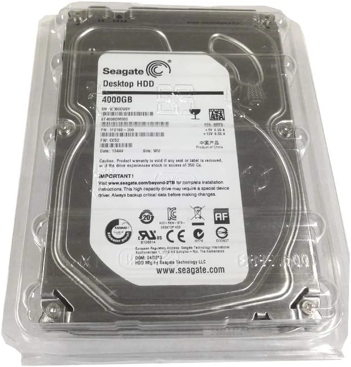 هارد دسکتاپ سیگیت 4 ترابایت SATA 6Gb/s با 64 مگابایت حافظه کش 3.5 اینچی اینترنال (ST4000DM000) (بازسازی شده) 4TB ST4000DM000-cr