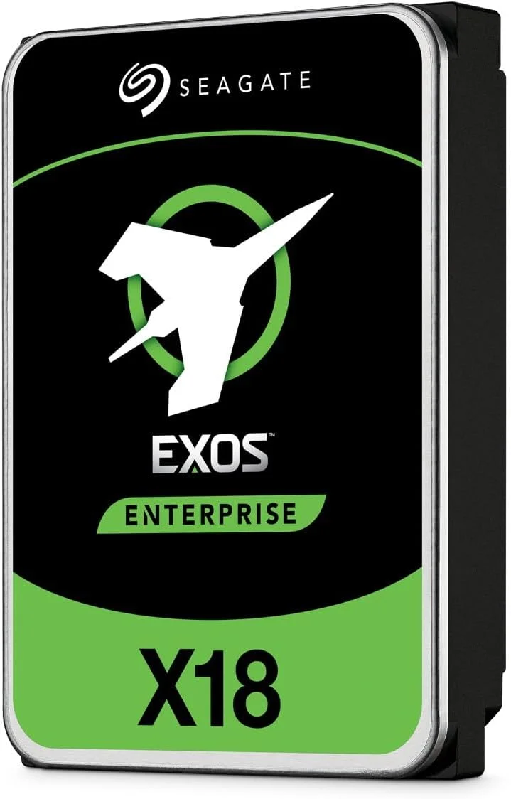 هارد درایو اینترپرایز سیگیت Exos X18 با ظرفیت 10 ترابایت، 512E/4KN، SATA 6.0Gb/s، سرعت 7200RPM و حافظه کش 256 مگابایت (ST10000NM018G)