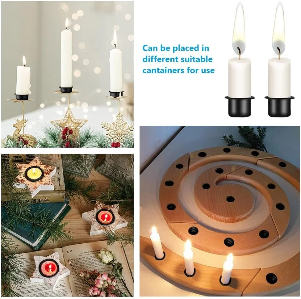 ست 30 عددی جاشمعی فلزی کوچک، فنجان های شمع آلومینیومی مشکی برای ساخت شمع DIY، جاشمعی های کوچک برای دکوراسیون منزل، تولد، شکرگزاری، روز ولنتاین، تزئینات کریسمس ست 30 عددی جاشمعی فلزی کوچک، فنجان های شمع آلومینیومی مشکی برای ساخت شمع DIY، جاشمعی های کوچک برای دکوراسیون منزل، تولد، شکرگزاری، روز ولنتاین، تزئینات کریسمس