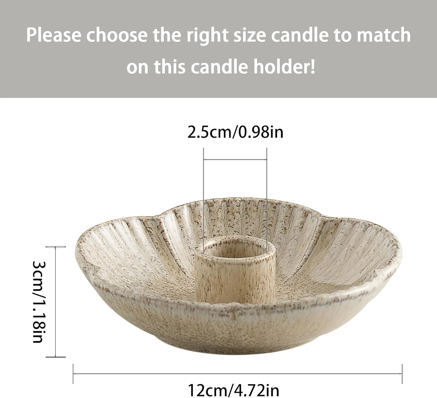 جاشمعی سرامیکی، جاشمعی برای شمع های باریک، عود، هالووین، مهمانی های عروسی کریسمس، نمایش دکوراسیون منزل اتاق غذاخوری - شتری جاشمعی سرامیکی، جاشمعی برای شمع های باریک، عود، هالووین، مهمانی های عروسی کریسمس، نمایش دکوراسیون منزل اتاق غذاخوری - شتری