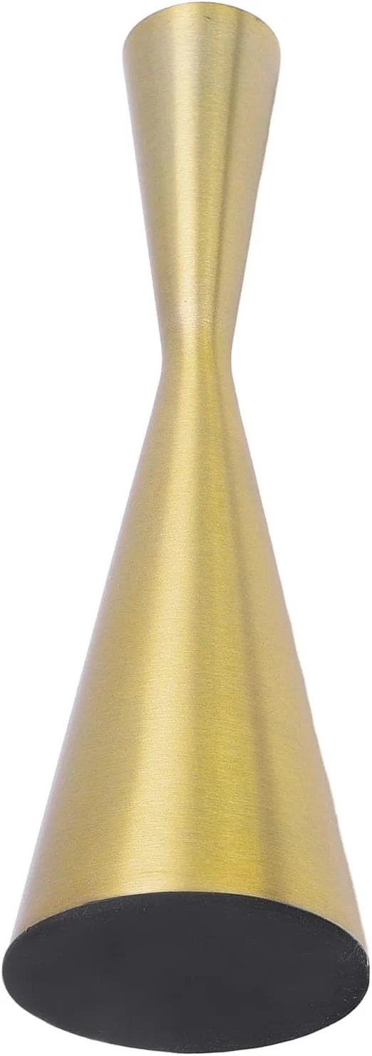 جاشمعی هندسی طلایی آلومینیومی بلند برای رویدادهای عاشقانه، عروسی ها، مهمانی ها، ظرافت اروپایی و درخشش درخشان، طراحی شیک (S 6 X 19cm / 2.36 X جاشمعی هندسی طلایی آلومینیومی بلند برای رویدادهای عاشقانه، عروسی ها، مهمانی ها، ظرافت اروپایی و درخشش درخشان، طراحی شیک (S 6 X 19cm / 2.36 X