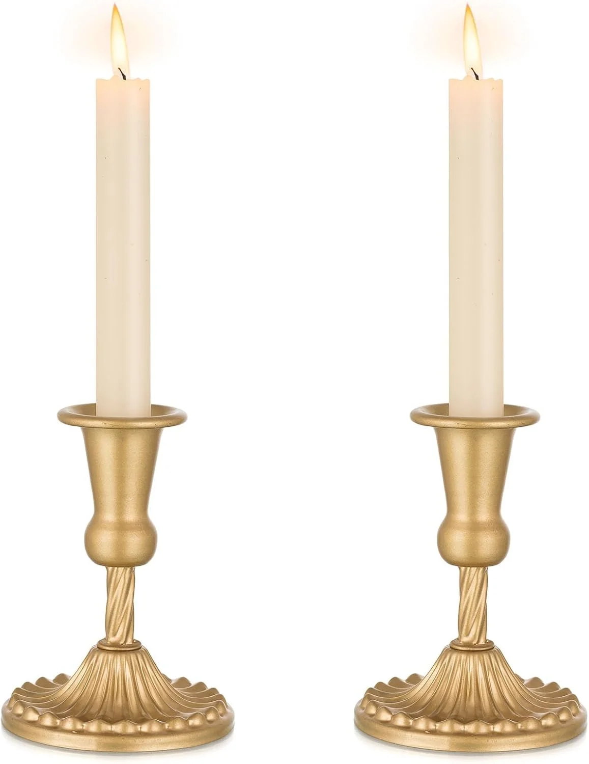 جاشمعی طلایی KASTWAVE، جاشمعی برنجی: 2 عدد جاشمعی مخروطی، جاشمعی برای شمعدان های باریک، جاشمعی طلایی مخروطی برای مهمانی عروسی، کریسمس، شومینه، دکوراسیون منزل جاشمعی طلایی KASTWAVE، جاشمعی برنجی: 2 عدد جاشمعی مخروطی، جاشمعی برای شمعدان های باریک، جاشمعی طلایی مخروطی برای مهمانی عروسی، کریسمس، شومینه، دکوراسیون منزل