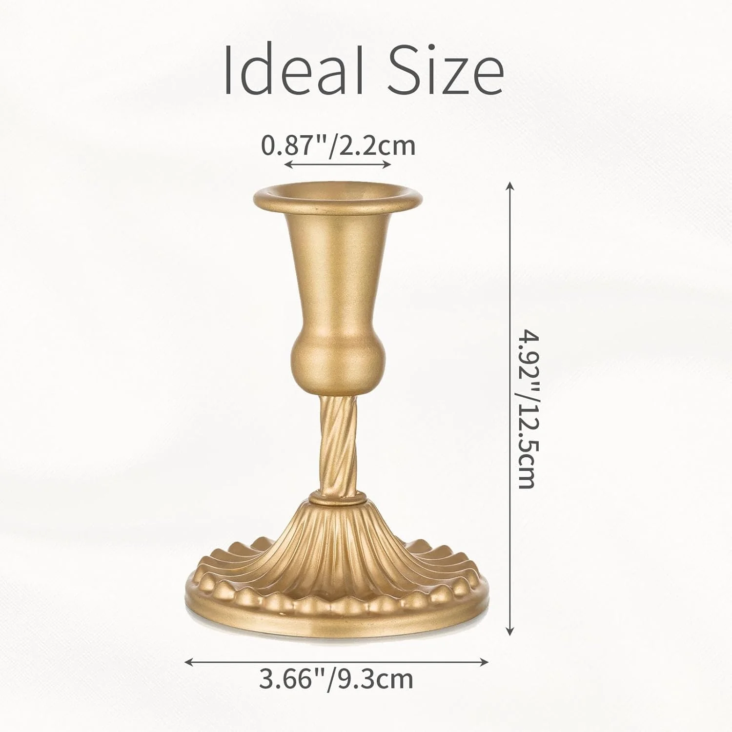 جاشمعی طلایی KASTWAVE، جاشمعی برنجی: 2 عدد جاشمعی مخروطی، جاشمعی برای شمعدان های باریک، جاشمعی طلایی مخروطی برای مهمانی عروسی، کریسمس، شومینه، دکوراسیون منزل جاشمعی طلایی KASTWAVE، جاشمعی برنجی: 2 عدد جاشمعی مخروطی، جاشمعی برای شمعدان های باریک، جاشمعی طلایی مخروطی برای مهمانی عروسی، کریسمس، شومینه، دکوراسیون منزل