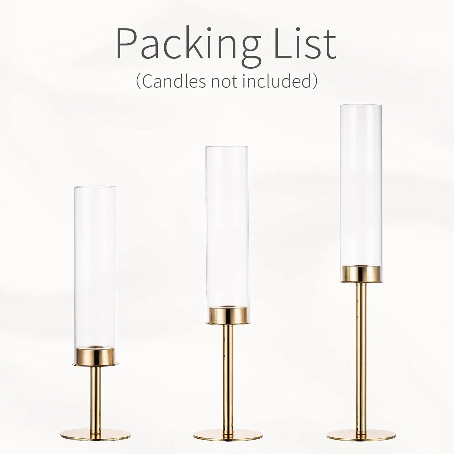 جاشمعی های طلایی KASTWAVE برای شمعدان، جاشمعی های مخروطی با شیشه جداشدنی، جاشمعی های برنجی بلند، پایه شمع بلند برای عروسی، شام، مهمانی، سالگرد، دیوالی، 3 عدد جاشمعی های طلایی KASTWAVE برای شمعدان، جاشمعی های مخروطی با شیشه جداشدنی، جاشمعی های برنجی بلند، پایه شمع بلند برای عروسی، شام، مهمانی، سالگرد، دیوالی، 3 عدد