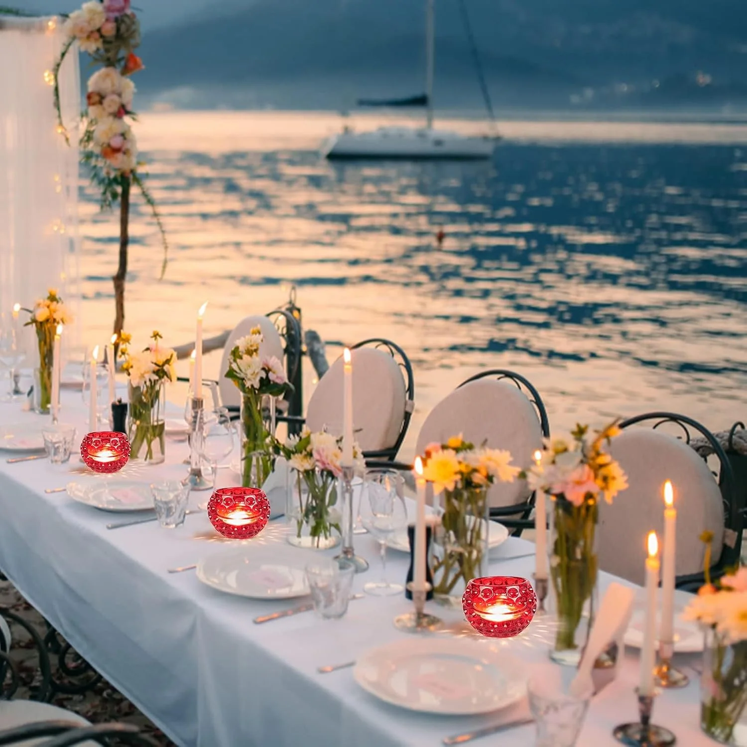 قالب های رزینی جاشمعی وارمر KASTWAVE - قالب های سیلیکونی جاشمعی کاسه ای - قالب اپوکسی شمعدان مناسب برای جاشمعی، جعبه جواهرات