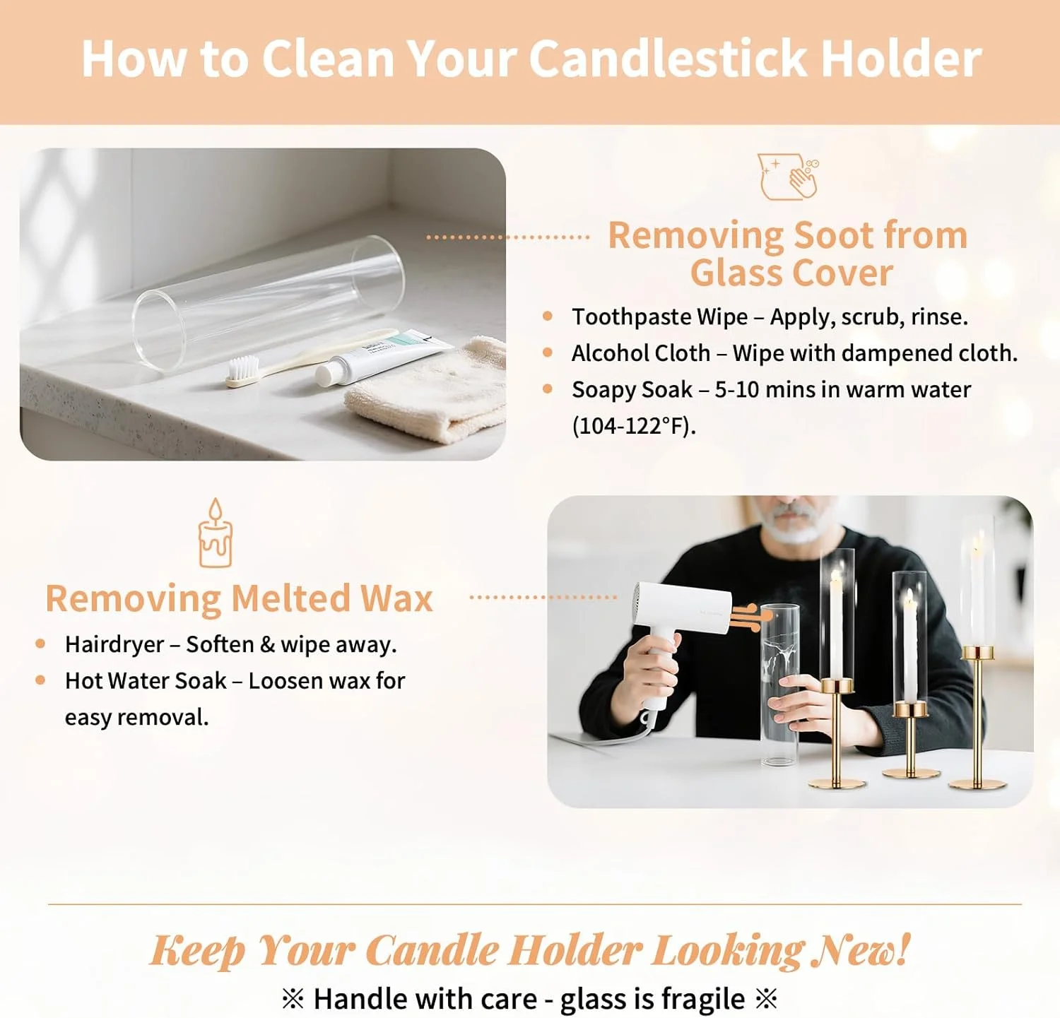 جاشمعی های نوپتیو، جاشمعی شیشه ای شفاف مدل Hurricane، بسته 18 عددی، جاشمعی مناسب شمع های مخروطی و باریک، جاشمعی بلند برای شومینه، جشن سالگرد، دکوراسیون هتل و عروسی جاشمعی های نوپتیو، جاشمعی شیشه ای شفاف مدل Hurricane، بسته 18 عددی، جاشمعی مناسب شمع های مخروطی و باریک، جاشمعی بلند برای شومینه، جشن سالگرد، دکوراسیون هتل و عروسی