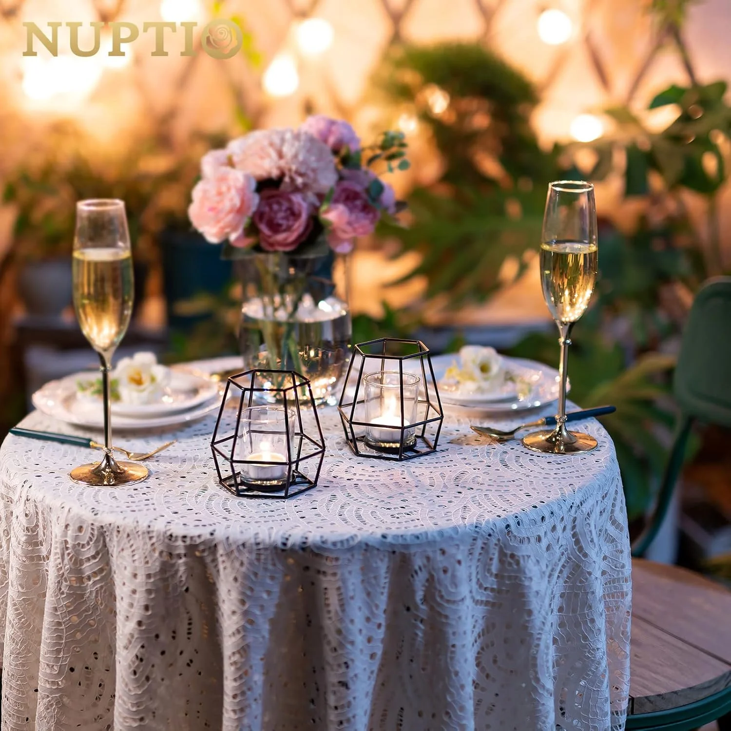 جاشمعی استوانه ای Nuptio، شمعدان مشکی، 2 عدد شمعدان هندسی با جاشمعی نذری، جاشمعی شیشه ای، تزیین فلزی برای هالووین، دفتر کار، دکوراسیون منزل جاشمعی استوانه ای Nuptio، شمعدان مشکی، 2 عدد شمعدان هندسی با جاشمعی نذری، جاشمعی شیشه ای، تزیین فلزی برای هالووین، دفتر کار، دکوراسیون منزل