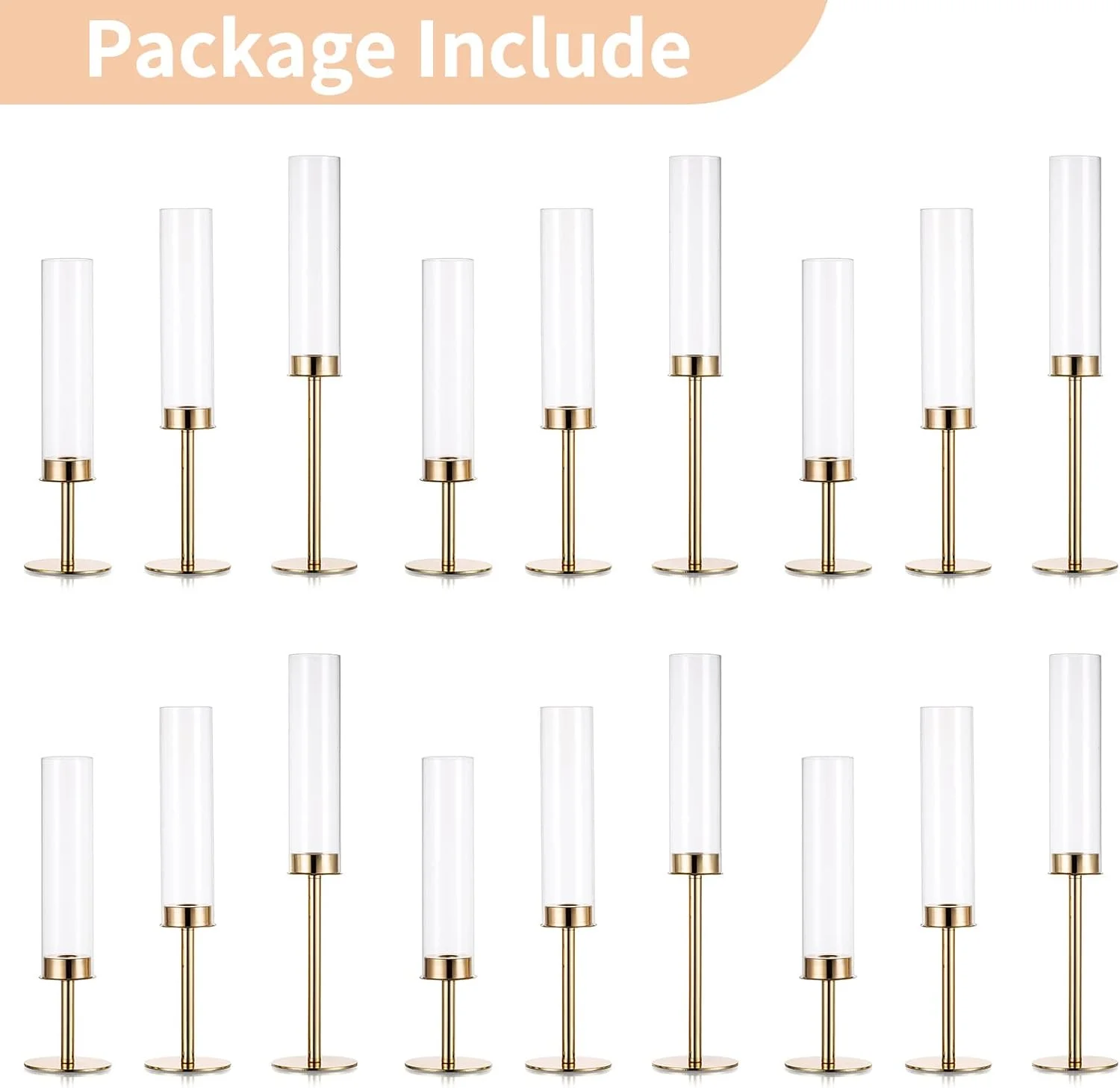 جاشمعی های نوپتیو، جاشمعی شیشه ای شفاف مدل Hurricane، بسته 18 عددی، جاشمعی مناسب شمع های مخروطی و باریک، جاشمعی بلند برای شومینه، جشن سالگرد، دکوراسیون هتل و عروسی جاشمعی های نوپتیو، جاشمعی شیشه ای شفاف مدل Hurricane، بسته 18 عددی، جاشمعی مناسب شمع های مخروطی و باریک، جاشمعی بلند برای شومینه، جشن سالگرد، دکوراسیون هتل و عروسی