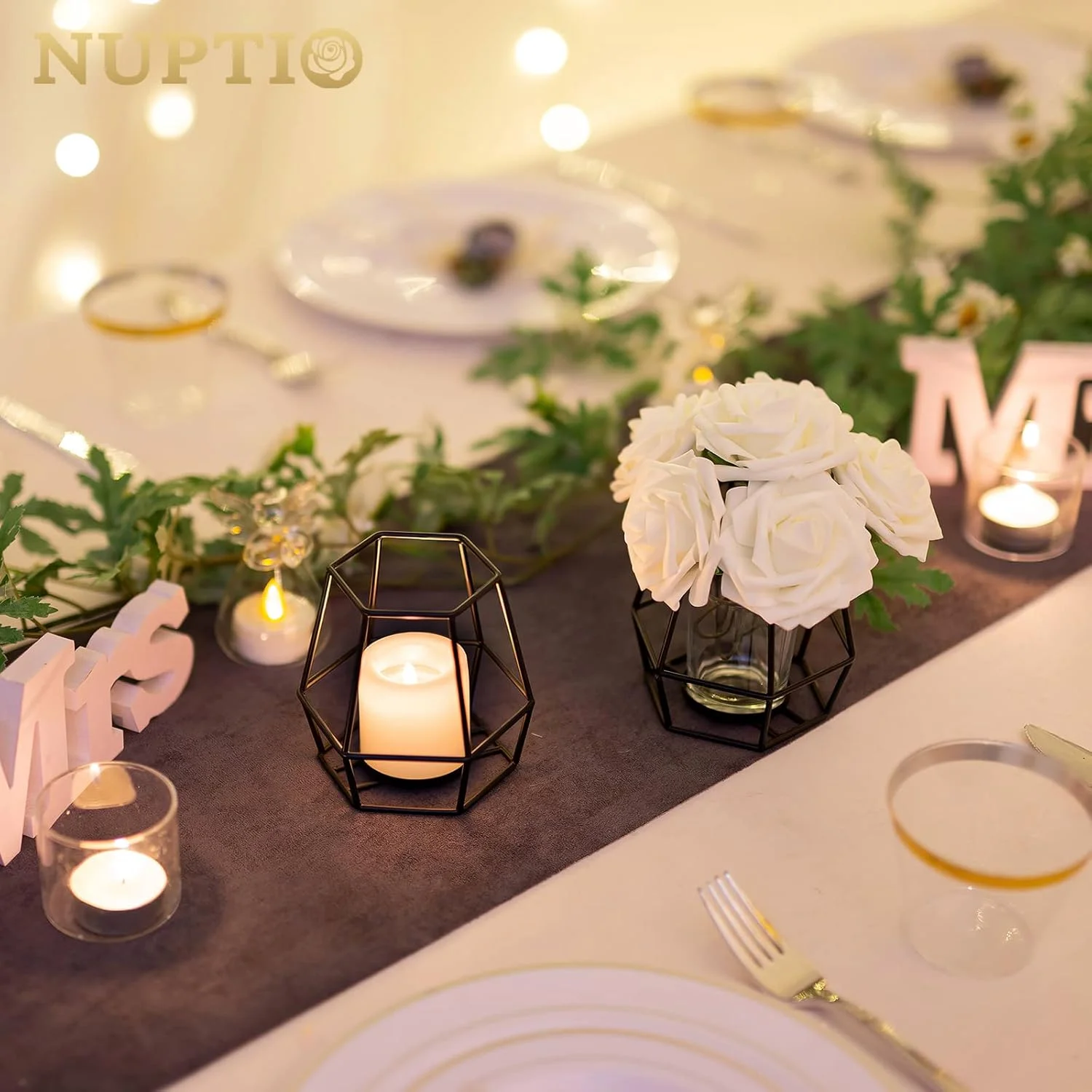 جاشمعی استوانه ای Nuptio، شمعدان مشکی، 2 عدد شمعدان هندسی با جاشمعی نذری، جاشمعی شیشه ای، تزیین فلزی برای هالووین، دفتر کار، دکوراسیون منزل جاشمعی استوانه ای Nuptio، شمعدان مشکی، 2 عدد شمعدان هندسی با جاشمعی نذری، جاشمعی شیشه ای، تزیین فلزی برای هالووین، دفتر کار، دکوراسیون منزل