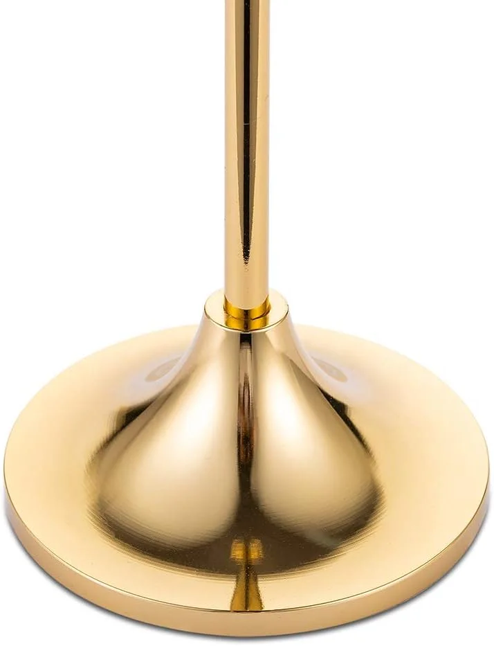 جاشمعی نوپتیو، جاشمعی شمعدان باریک 10 ست (30 عدد) جاشمعی فلزی طلایی برای شمع های مخروطی، تزیین میز برای شام عروسی با نور شمع، دکور تولد جاشمعی نوپتیو، جاشمعی شمعدان باریک 10 ست (30 عدد) جاشمعی فلزی طلایی برای شمع های مخروطی، تزیین میز برای شام عروسی با نور شمع، دکور تولد