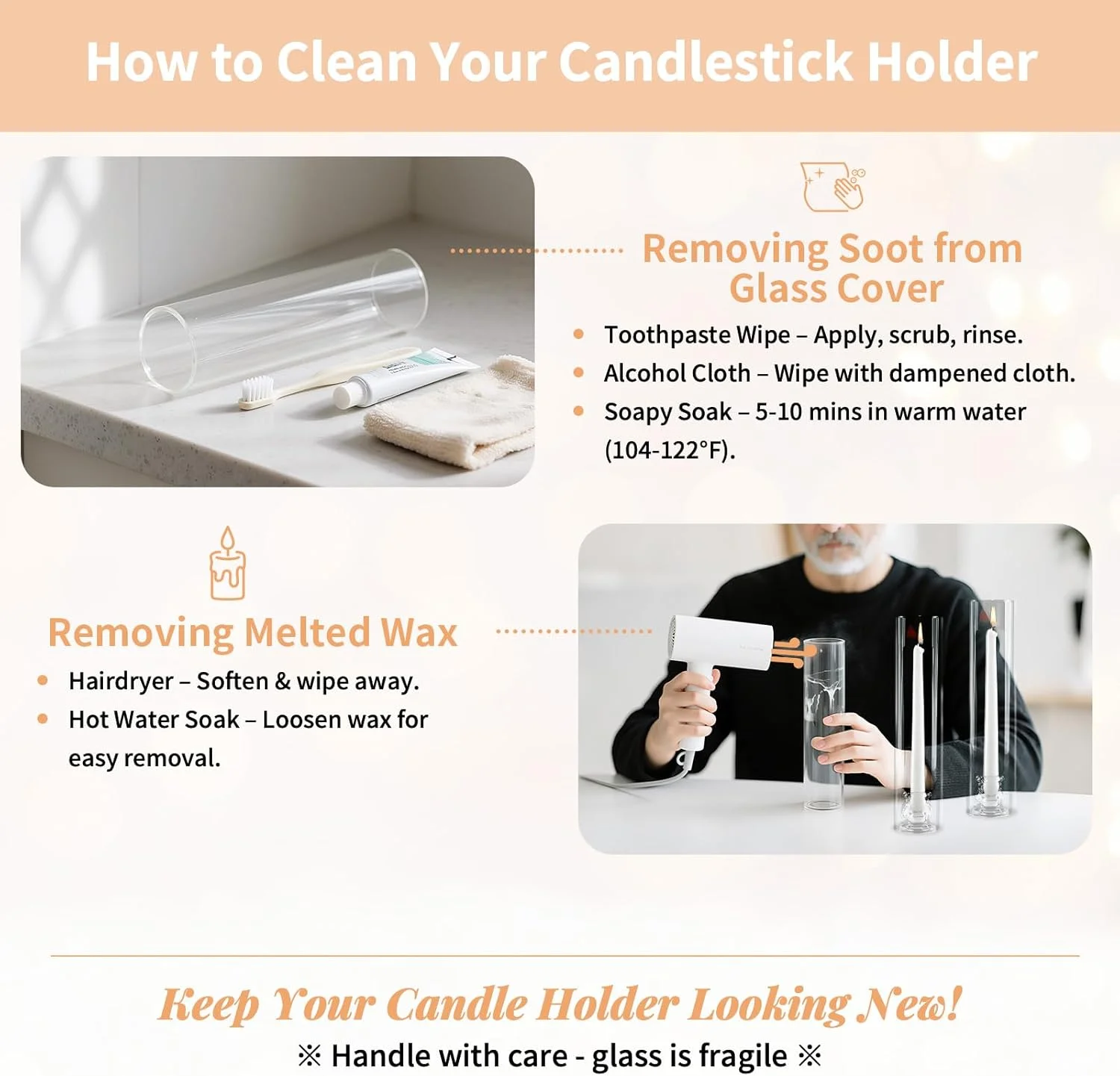 جا شمعی عمده NUPTIO برای میزهای پذیرایی: ست 10 عددی جا شمعی شیشه ای طوفانی - پایه شمعدان شفاف با سایه استوانه ای 30 سانتی متری برای دکوراسیون جشن عروسی جا شمعی عمده NUPTIO برای میزهای پذیرایی: ست 10 عددی جا شمعی شیشه ای طوفانی - پایه شمعدان شفاف با سایه استوانه ای 30 سانتی متری برای دکوراسیون جشن عروسی