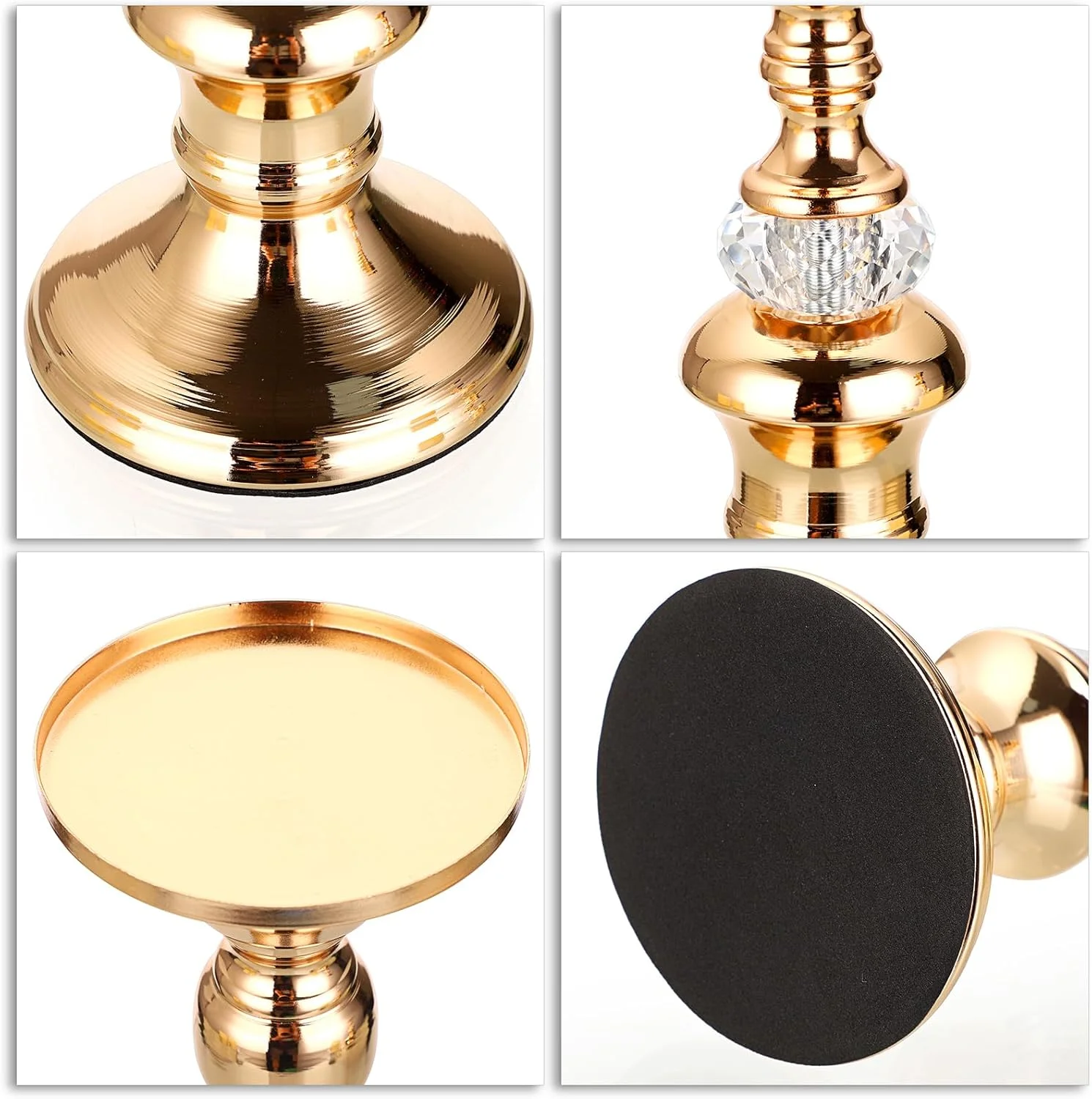 اونمای، ست 3 عددی شمعدانهای فلزی طلایی، شمعدانهای برنجی قدیمی، پایههای شمعدان کریستالی فلزی، شمعدانهای شیک برای میز غذاخوری، دکور شومینه عروسی اونمای، ست 3 عددی شمعدانهای فلزی طلایی، شمعدانهای برنجی قدیمی، پایههای شمعدان کریستالی فلزی، شمعدانهای شیک برای میز غذاخوری، دکور شومینه عروسی