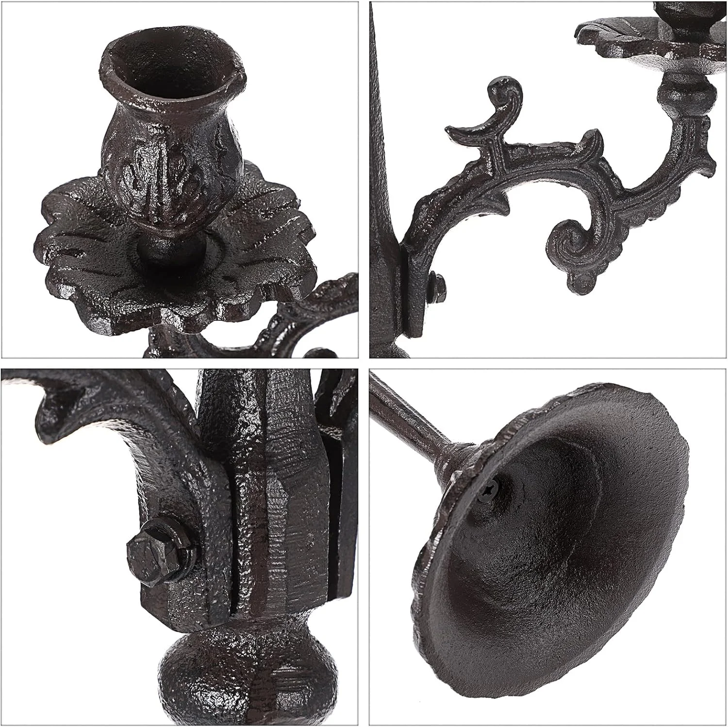 جاشمعی 3 شاخه چدنی OwnMy، شمعدان مخروطی عتیقه، شمعدان بزرگ چدنی سنگین، شمعدان مخروطی عتیقه، شمعدان رومیزی شیک برای میز ناهارخوری جاشمعی 3 شاخه چدنی OwnMy، شمعدان مخروطی عتیقه، شمعدان بزرگ چدنی سنگین، شمعدان مخروطی عتیقه، شمعدان رومیزی شیک برای میز ناهارخوری