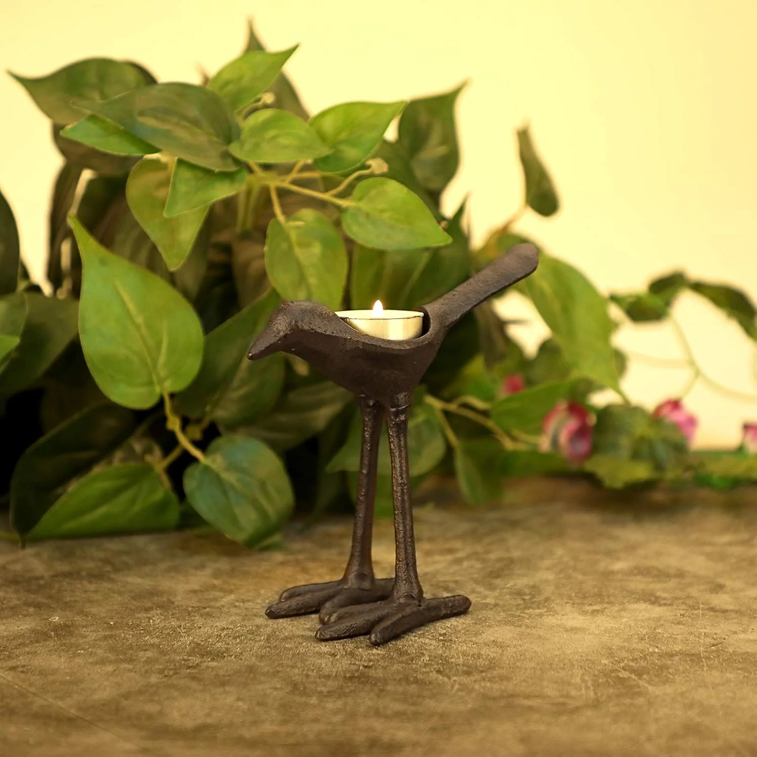 اونمای 2 جاشمعی پرنده چدنی، جاشمعی وارمر، جاشمعیهای نذری قدیمی شمعدانهای فلزی 15 سانتیمتری، جا شمعیهای تزئینی مجسمه پرنده برای دکوراسیون میز خانه اونمای 2 جاشمعی پرنده چدنی، جاشمعی وارمر، جاشمعیهای نذری قدیمی شمعدانهای فلزی 15 سانتیمتری، جا شمعیهای تزئینی مجسمه پرنده برای دکوراسیون میز خانه