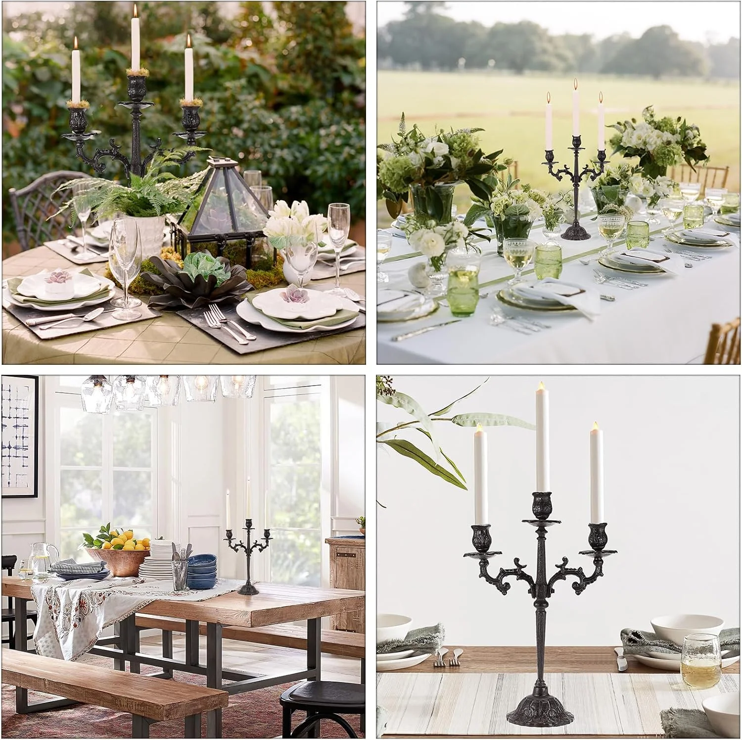 جاشمعی 3 شاخه چدنی OwnMy، شمعدان مخروطی عتیقه، شمعدان بزرگ چدنی سنگین، شمعدان مخروطی عتیقه، شمعدان رومیزی شیک برای میز ناهارخوری جاشمعی 3 شاخه چدنی OwnMy، شمعدان مخروطی عتیقه، شمعدان بزرگ چدنی سنگین، شمعدان مخروطی عتیقه، شمعدان رومیزی شیک برای میز ناهارخوری