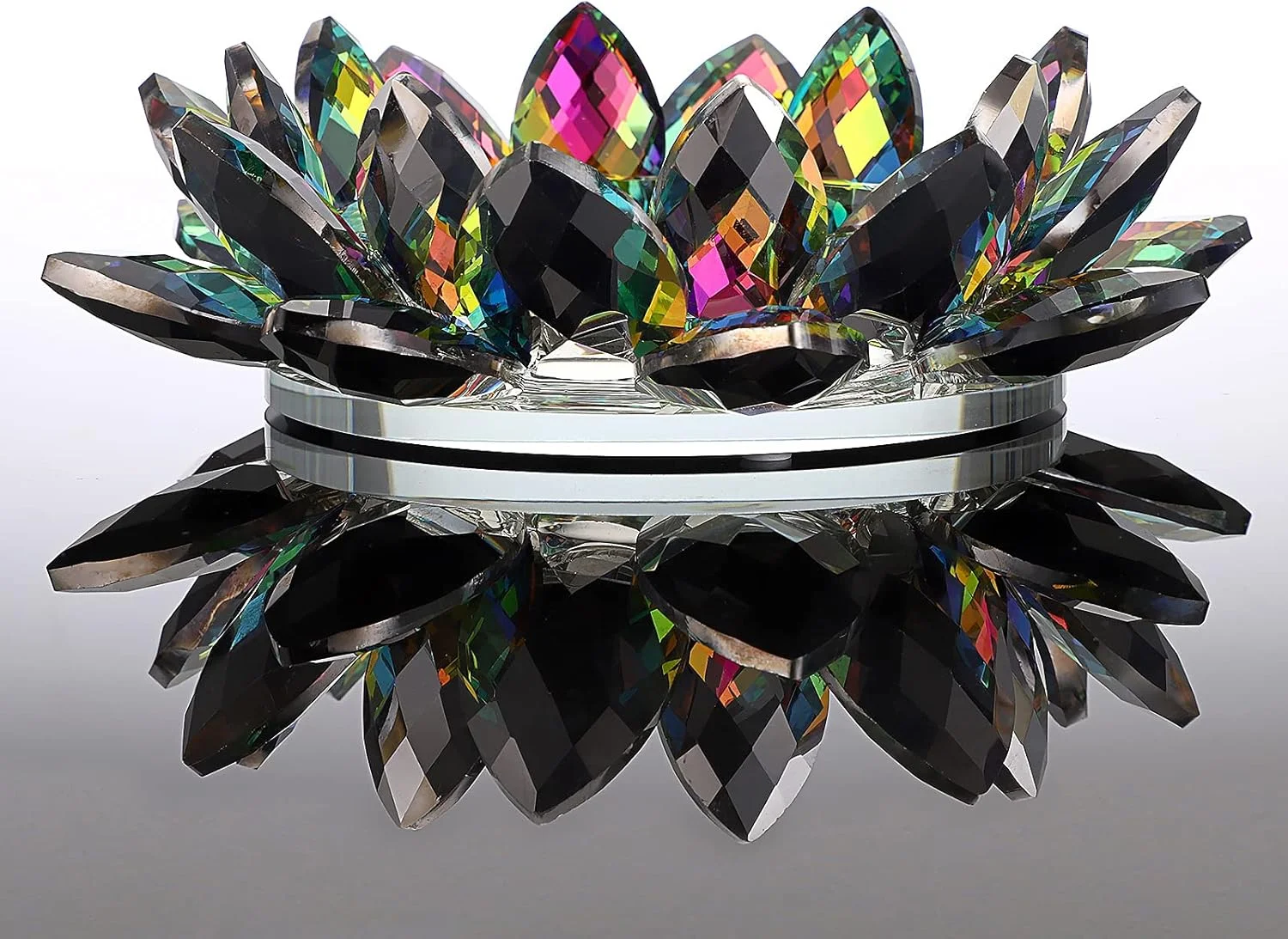 جاشمعی گل لوتوس کریستالی OwnMy برای شمع های استوانه ای تا قطر 3 اینچ، جاشمعی تزئینی گلبرگ لوتوس شیشه ای، جاشمعی وارمر، پایه شمع، چراغ شمعی برای دکوراسیون منزل، مهمانی عروسی، رنگارنگ جاشمعی گل لوتوس کریستالی OwnMy برای شمع های استوانه ای تا قطر 3 اینچ، جاشمعی تزئینی گلبرگ لوتوس شیشه ای، جاشمعی وارمر، پایه شمع، چراغ شمعی برای دکوراسیون منزل، مهمانی عروسی، رنگارنگ