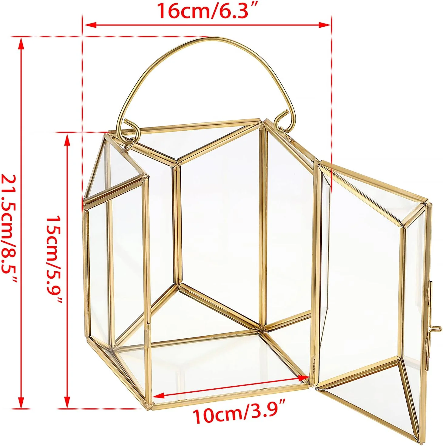 جاشمعی فانوسی تزیینی OwnMy، پایه شمع طلایی، فانوس شمع هندسی، پایه شمع فلزی با دسته، گلدان تراریوم شیشه ای، جاشمعی برای تزیین میز عروسی، متوسط جاشمعی فانوسی تزیینی OwnMy، پایه شمع طلایی، فانوس شمع هندسی، پایه شمع فلزی با دسته، گلدان تراریوم شیشه ای، جاشمعی برای تزیین میز عروسی، متوسط