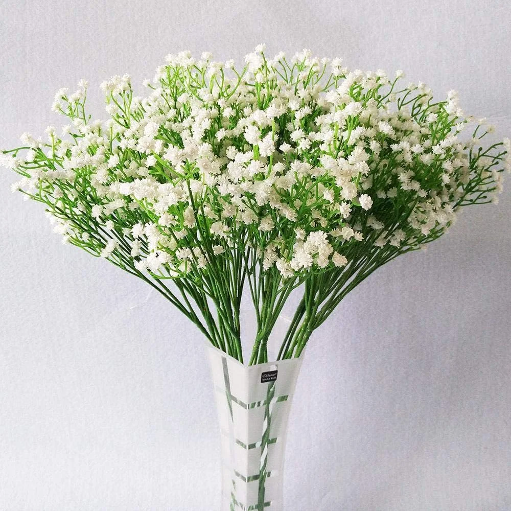 9 شاخه گل مصنوعی ستاره آسمانی، مناسب دسته گل عروسی، مهمانی و دکوراسیون منزل