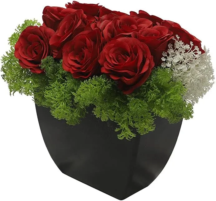 یاتای، دسته گل مصنوعی 2 عددی، دسته گل رز قرمز ابریشمی، بادوام و واقعی، گل های مصنوعی با نگهداری آسان، گل های مصنوعی لمسی واقعی برای دکوراسیون، سالگرد عروسی، دکوراسیون منزل و دفتر کار یاتای، دسته گل مصنوعی 2 عددی، دسته گل رز قرمز ابریشمی، بادوام و واقعی، گل های مصنوعی با نگهداری آسان، گل های مصنوعی لمسی واقعی برای دکوراسیون، سالگرد عروسی، دکوراسیون منزل و دفتر کار