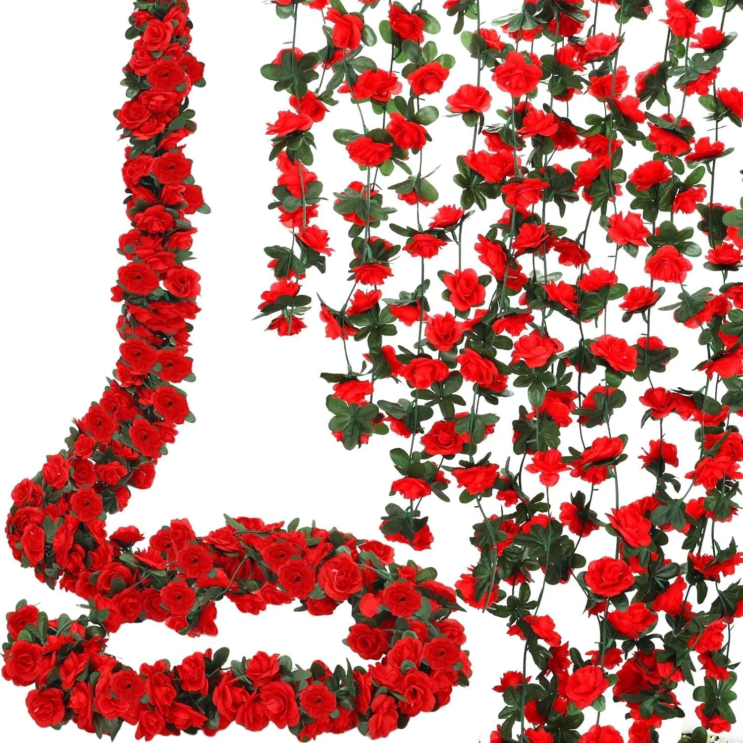 دسته گل مصنوعی، 8 عدد تاک رز 19 متری گل و برگ ابریشمی مصنوعی، آویز دسته گل رز برای دکور اتاق، پس زمینه دیوار، پس زمینه مهمانی طاق عروسی، گل قرمز بهاری، دسته گل رز دسته گل مصنوعی، 8 عدد تاک رز 19 متری گل و برگ ابریشمی مصنوعی، آویز دسته گل رز برای دکور اتاق، پس زمینه دیوار، پس زمینه مهمانی طاق عروسی، گل قرمز بهاری، دسته گل رز