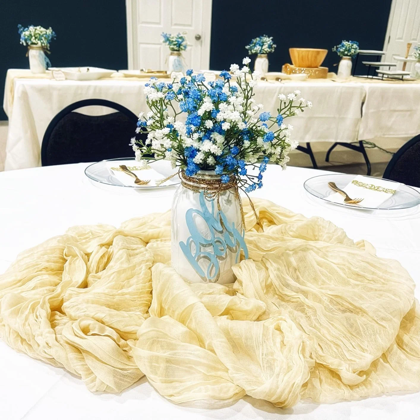 12 شاخه گل مصنوعی نفس کودک، گل های مصنوعی نفس کودک عمده فروشی، دسته گل ژیپسوفیلا سفید، گل های مصنوعی لمس واقعی برای عروسی، چیدمان گل، مهمانی، دکوراسیون منزل (12، آبی)