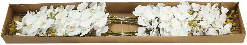 یاتای بسته 6 عددی گل ارکیده مصنوعی، گیاه ارکیده ابریشمی واقعی، گل های مصنوعی فالانوپسیس ماندگار، چیدمان گل های مصنوعی بدون نیاز به نگهداری، گل های مصنوعی برای تزئین، سفید یاتای بسته 6 عددی گل ارکیده مصنوعی، گیاه ارکیده ابریشمی واقعی، گل های مصنوعی فالانوپسیس ماندگار، چیدمان گل های مصنوعی بدون نیاز به نگهداری، گل های مصنوعی برای تزئین، سفید
