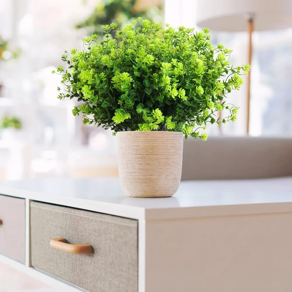 گل های مصنوعی فضای باز، گل های مصنوعی گل های مصنوعی، دسته گل های مصنوعی، گیاهان پلاستیکی مصنوعی مقاوم در برابر اشعه ماوراء بنفش و بدون محو شدن، برای ایوان باغ ساقه های اکالیپتوس مصنوعی، 10 عدد (سبز) گل های مصنوعی فضای باز، گل های مصنوعی گل های مصنوعی، دسته گل های مصنوعی، گیاهان پلاستیکی مصنوعی مقاوم در برابر اشعه ماوراء بنفش و بدون محو شدن، برای ایوان باغ ساقه های اکالیپتوس مصنوعی، 10 عدد (سبز)