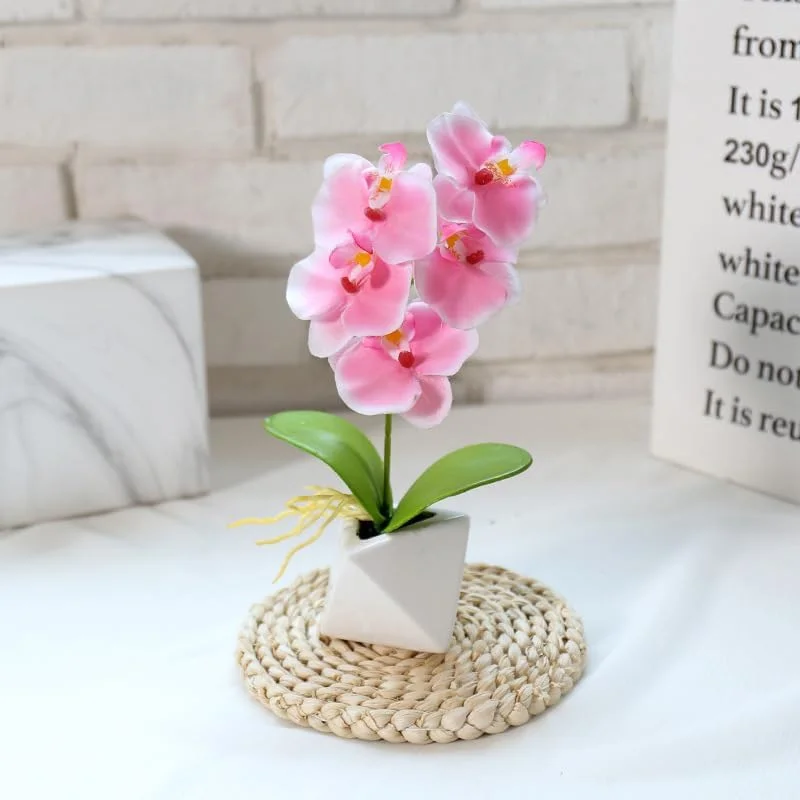 گل مصنوعی لاله شبیه سازی شده، گل لاله گلدانی، گل مصنوعی تزئینی با گلدان پلاستیکی برای خانه، اتاق نشیمن، دفتر، مهمانی، عروسی (پنج فالانوپسیس صورتی) گل مصنوعی لاله شبیه سازی شده، گل لاله گلدانی، گل مصنوعی تزئینی با گلدان پلاستیکی برای خانه، اتاق نشیمن، دفتر، مهمانی، عروسی (پنج فالانوپسیس صورتی)