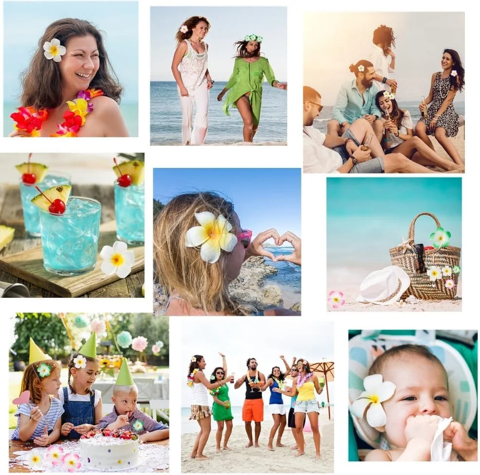 AstonAndia® 20 عدد گل فرانگیپانی مصنوعی برای دکوراسیون، گل های پلاستیکی فرانگیپانی برای تزئینات DIY منزل، عروسی، مهمانی (6 سانتی متر، سفید)