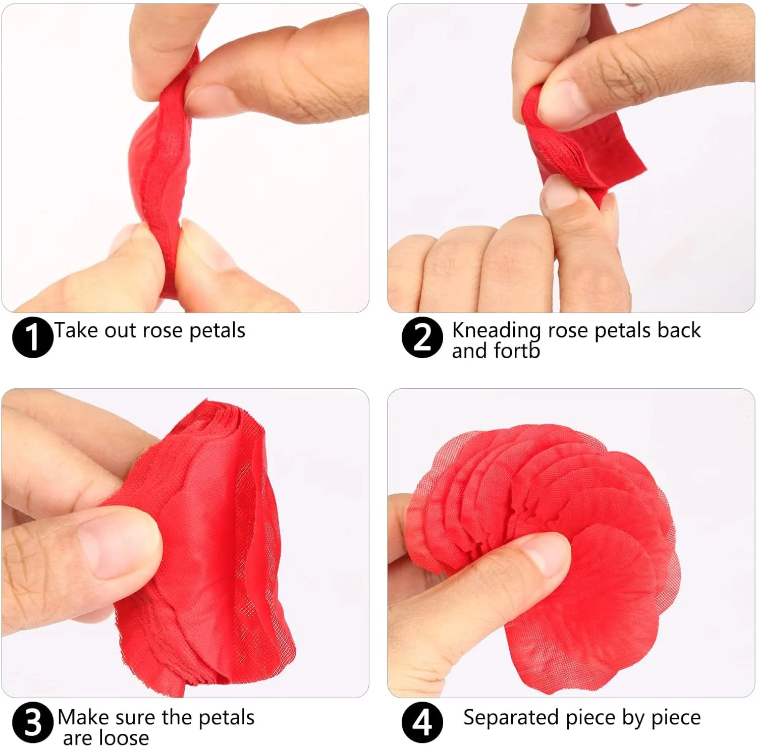 2000 عدد گلبرگ رز ابریشمی مصنوعی Benting برای شب های رمانتیک، عروسی، مراسم، مهمانی، روز ولنتاین و دکوراسیون سالگرد (قرمز)