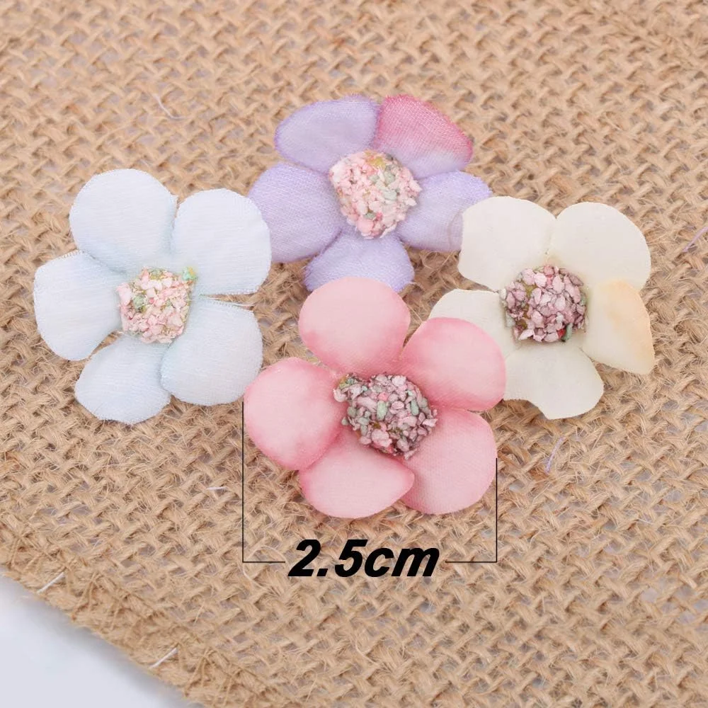 سر گل مصنوعی دست ساز طرح گل بابونه برای دکوراسیون منزل بسته 80 عددی (2 سانتی متر) برند BETESSIN