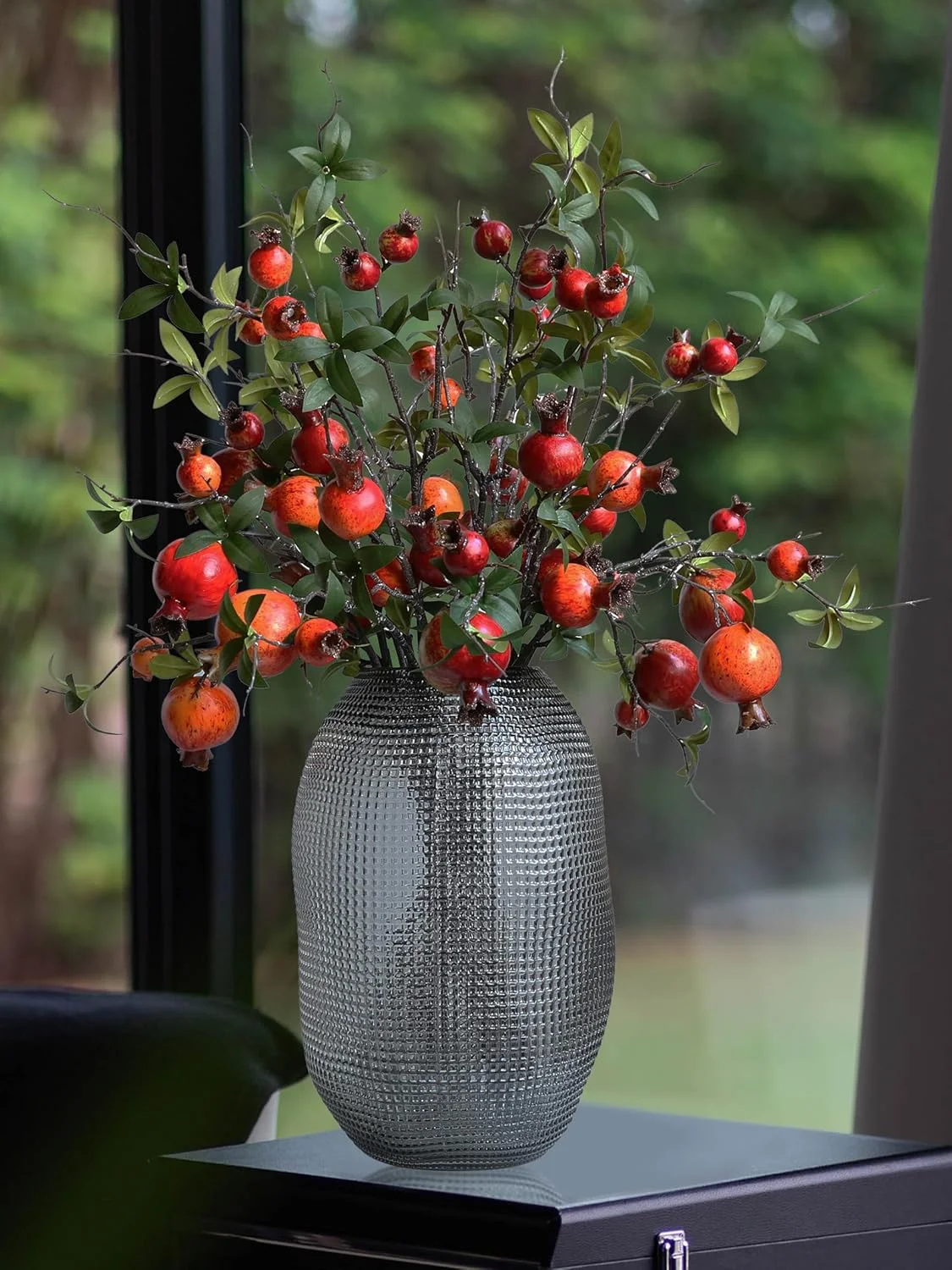 فورلائورز 4 عددی ساقه گیاه مصنوعی انار با توت قرمز 31 اینچی، شاخه های درخت مصنوعی با میوه و برگ، گل های مصنوعی برای دکوراسیون منزل، دفتر کار، مهمانی نامزدی عروسی پاییزی فورلائورز 4 عددی ساقه گیاه مصنوعی انار با توت قرمز 31 اینچی، شاخه های درخت مصنوعی با میوه و برگ، گل های مصنوعی برای دکوراسیون منزل، دفتر کار، مهمانی نامزدی عروسی پاییزی