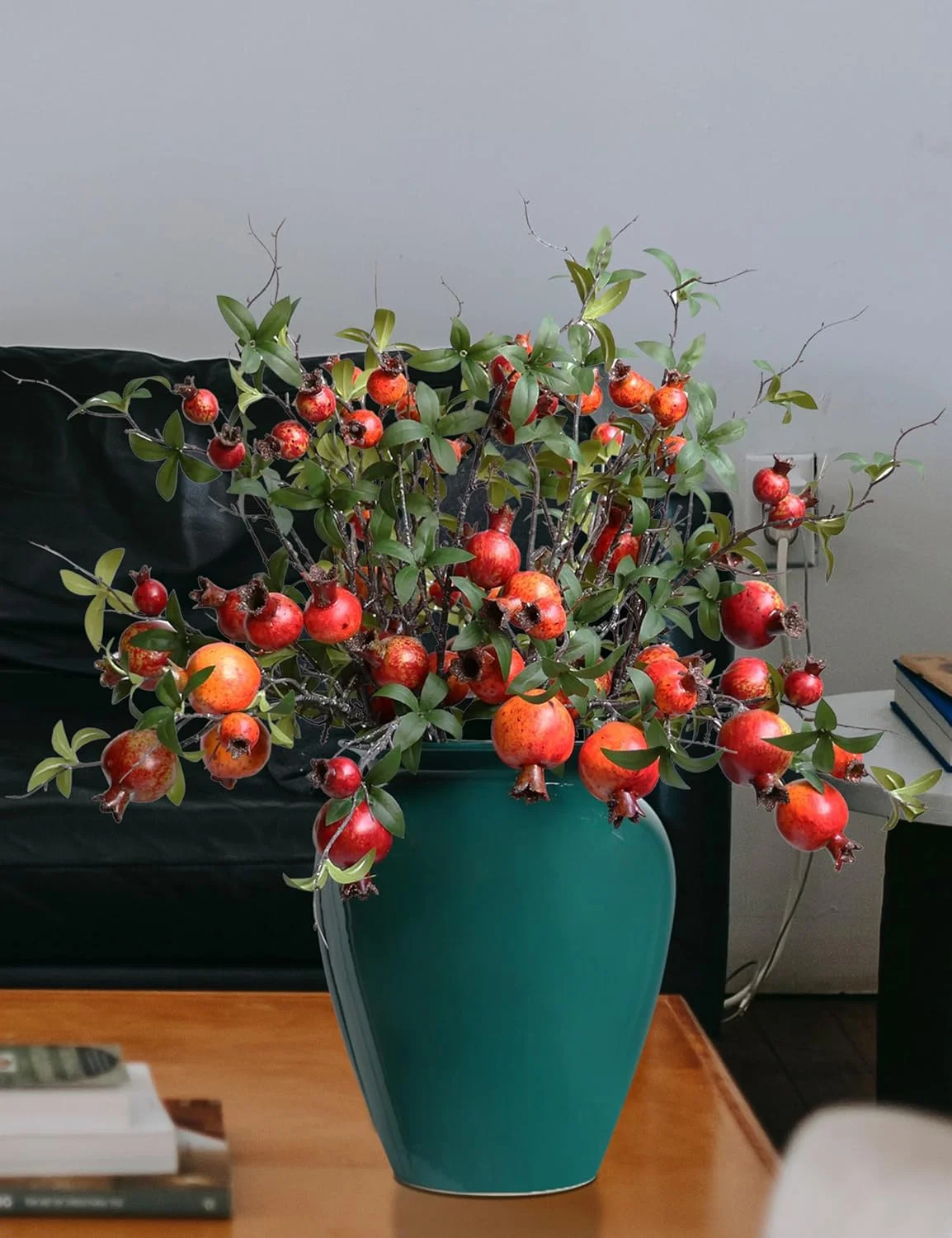 فورلائورز 4 عددی ساقه گیاه مصنوعی انار با توت قرمز 31 اینچی، شاخه های درخت مصنوعی با میوه و برگ، گل های مصنوعی برای دکوراسیون منزل، دفتر کار، مهمانی نامزدی عروسی پاییزی فورلائورز 4 عددی ساقه گیاه مصنوعی انار با توت قرمز 31 اینچی، شاخه های درخت مصنوعی با میوه و برگ، گل های مصنوعی برای دکوراسیون منزل، دفتر کار، مهمانی نامزدی عروسی پاییزی