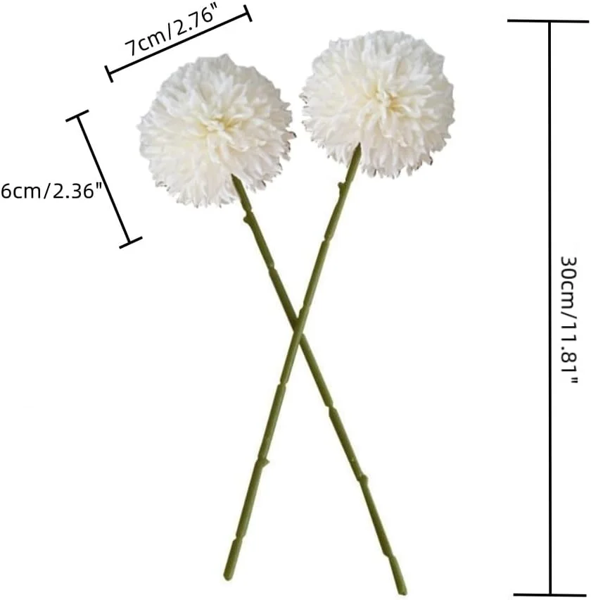 دسته گل گلهای مصنوعی توپ گل داوودی HoYuanFlo، 10 عدد، هدیه برای افراد مهم، دارای مفهوم اخلاقی باشکوه برای خانه، دفتر، کافی شاپ، مهمانیها و عروسی (سفید شیری) دسته گل گلهای مصنوعی توپ گل داوودی HoYuanFlo، 10 عدد، هدیه برای افراد مهم، دارای مفهوم اخلاقی باشکوه برای خانه، دفتر، کافی شاپ، مهمانیها و عروسی (سفید شیری)