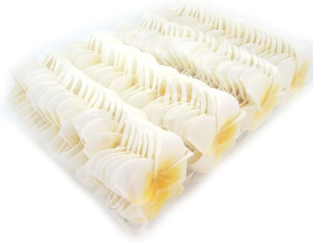 Pursuestar 100 عدد گلبرگ گل پلومریا مصنوعی فوم سفید هاوایی فرانگیپانی کلاه گیس مو تاج گل تزئینات عروسی خانگی DIY 5 سانتی متر Pursuestar 100 عدد گلبرگ گل پلومریا مصنوعی فوم سفید هاوایی فرانگیپانی کلاه گیس مو تاج گل تزئینات عروسی خانگی DIY 5 سانتی متر