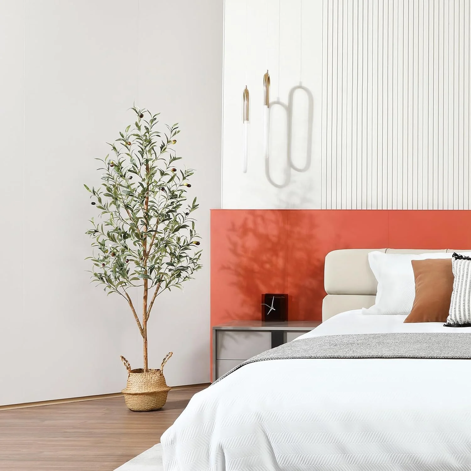 درخت زیتون مصنوعی 120 سانتی متری ORCHID M® برای دکوراسیون منزل و دفتر کار، درخت گلدانی مصنوعی بلند، درخت ابریشمی زیتون گلدانی مصنوعی با گلدان، شاخه ها و میوه های زیتون مصنوعی بزرگ درخت زیتون مصنوعی 120 سانتی متری ORCHID M® برای دکوراسیون منزل و دفتر کار، درخت گلدانی مصنوعی بلند، درخت ابریشمی زیتون گلدانی مصنوعی با گلدان، شاخه ها و میوه های زیتون مصنوعی بزرگ