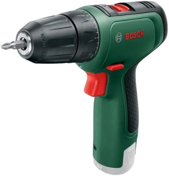 دریل شارژی خانگی و باغی بوش EasyDrill 1200 (بدون باتری، سیستم 12 ولت، در بسته بندی کارتنی)