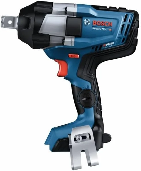 آچار بکس ضربه ای 18 ولت بوش مدل GDS18V-770CN PROFACTOR با رینگ اصطکاکی و سوراخ عبوری (فقط ابزار)