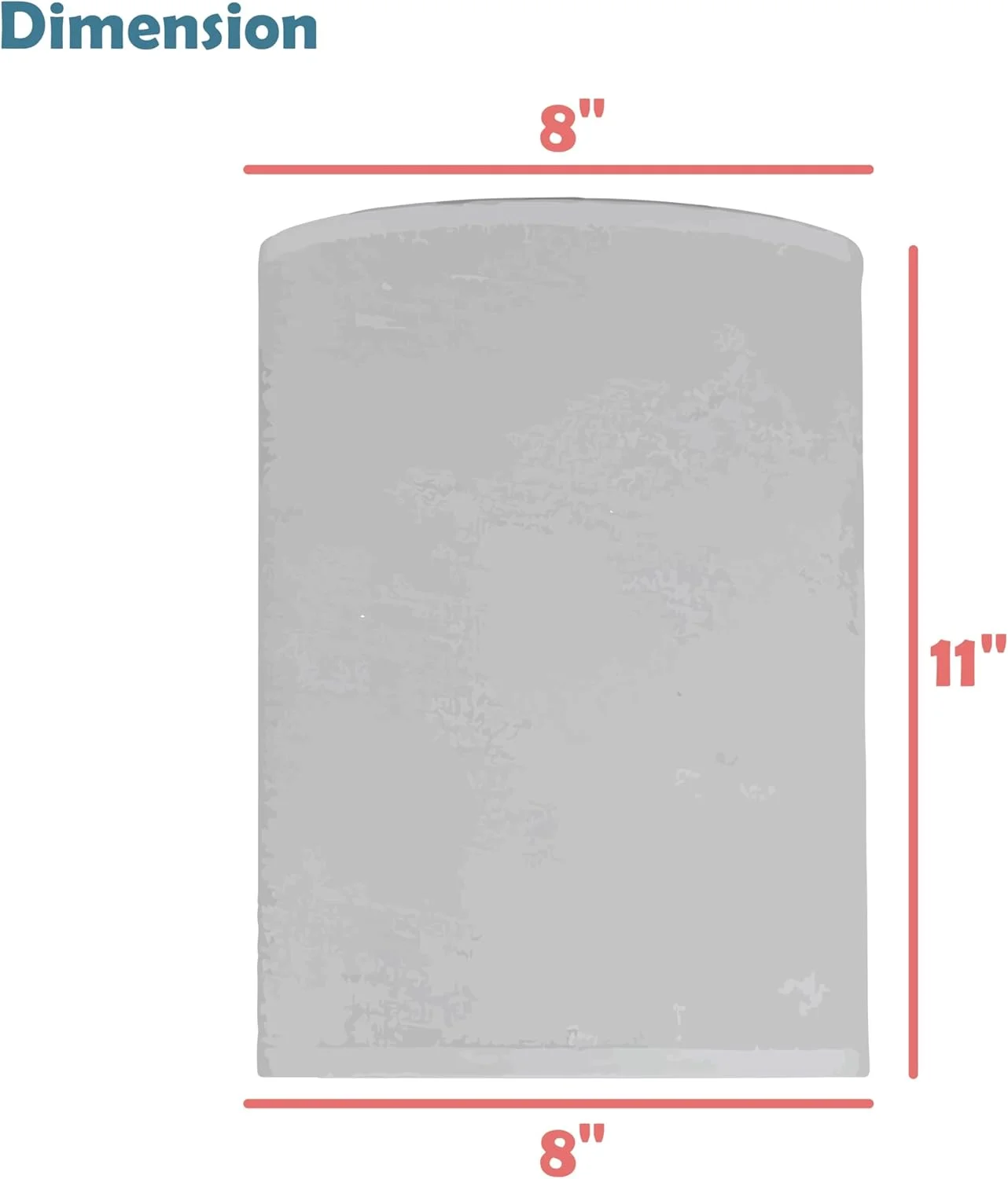 آباژور استوانه‌ای شکل Aspen Creative Corporation 31261 با ساختار عنکبوتی، رنگ سفید، عرض 8 اینچ (8" x 8" x 11")