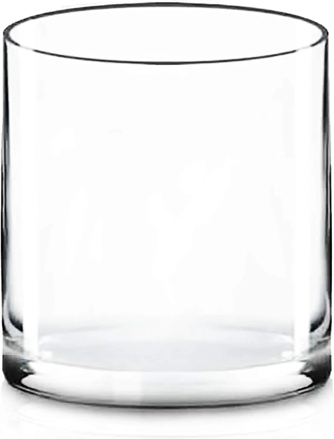 گلدان شیشه ای استوانه ای شفاف CYS EXCEL (ارتفاع: 15 سانتی متر، قطر: 15 سانتی متر) | گلدان گل شیشه ای در اندازه های مختلف | گلدان شمعدانی شناور گردباد