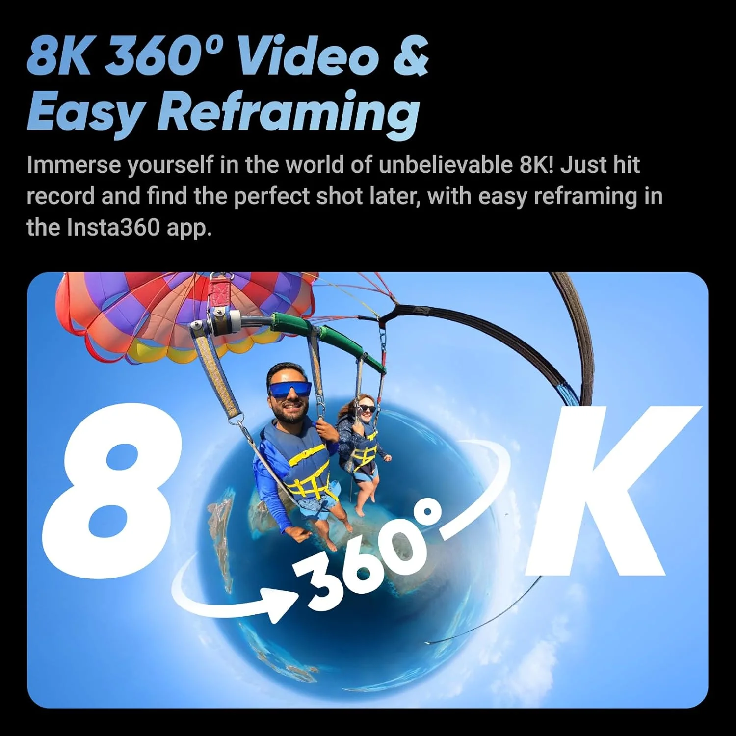 دوربین اکشن 360 درجه 8K اینستا360 X4