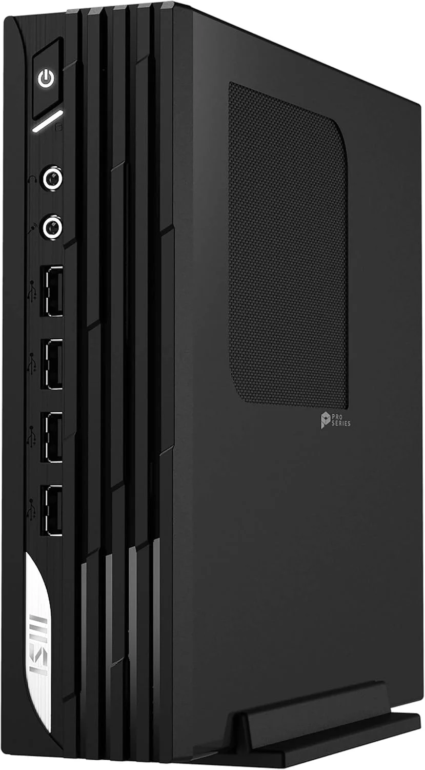 کامپیوتر رومیزی مینی MSI PRO DP21 12M - پردازنده نسل دوازدهم Intel Core i9-12900K شانزده هسته ای تا 5.20 گیگاهرتز، 64 گیگابایت رم، 1 ترابایت NVMe SSD، گرافیک Intel UHD 770، Wi-Fi 6، نصب VESA، ویندوز 11 هوم